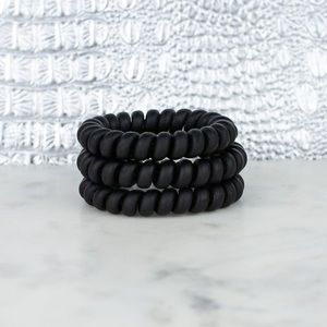 🎄STOCKING STUFFER Hotline Hair Ties Matte Black